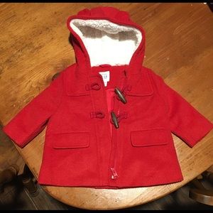 Baby GAP hooded pea coat